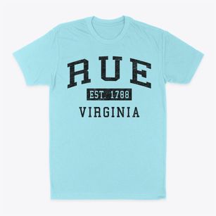 Rue Virginia Classic Established Classic Dad T-Shirt