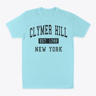 Clymer Hill New York Classic Established Classic Dad T-Shirt