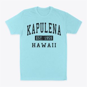 Kapulena Hawaii Classic Established Classic Dad T-Shirt