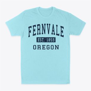 Fernvale Oregon Classic Established Classic Dad T-Shirt