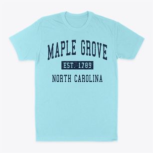 Maple Grove North Carolina Classic Established Classic Dad T-Shirt
