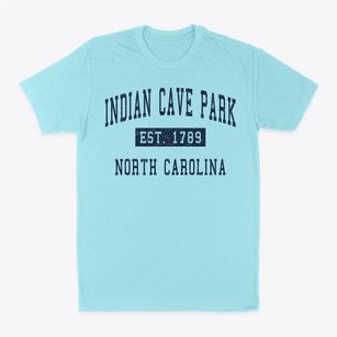 Indian Cave Park North Carolina Classic Established Classic Dad T-Shirt