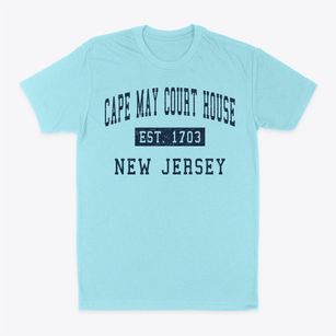 Cape May Court House New Jersey Classic Established Classic Dad T-Shirt