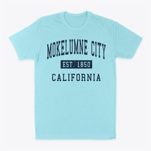 Mokelumne City California Classic Established Classic Dad T-Shirt