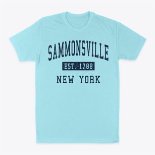 Sammonsville New York Classic Established Classic Dad T-Shirt