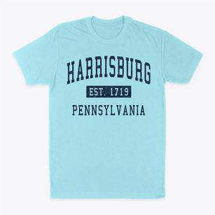 Harrisburg Pennsylvania Classic Established Classic Dad T-Shirt