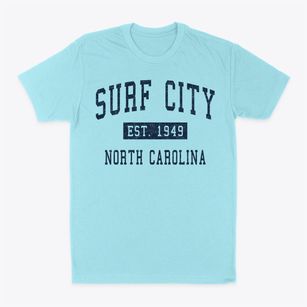 Surf City North Carolina Classic Established Classic Dad T-Shirt