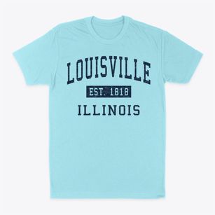 Louisville Illinois Classic Established Classic Dad T-Shirt