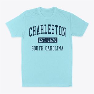 Charleston South Carolina Classic Established Classic Dad T-Shirt