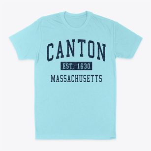Canton Massachusetts Classic Established Classic Dad T-Shirt