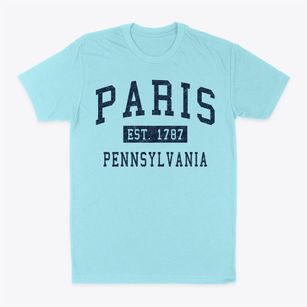 Paris Pennsylvania Classic Established Classic Dad T-Shirt