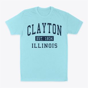 Clayton Illinois Classic Established Classic Dad T-Shirt