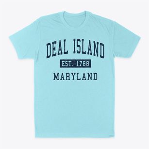 Deal Island Maryland Classic Established Classic Dad T-Shirt