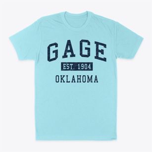 Gage Oklahoma Classic Established Classic Dad T-Shirt