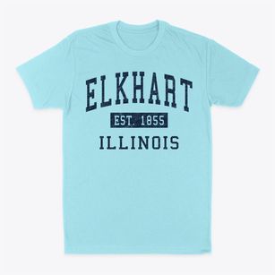 Elkhart Illinois Classic Established Classic Dad T-Shirt