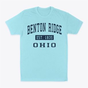 Benton Ridge Ohio Classic Established Classic Dad T-Shirt