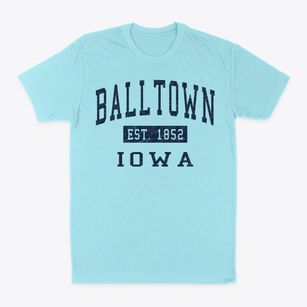 Balltown Iowa Classic Established Classic Dad T-Shirt