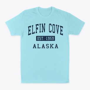 Elfin Cove Alaska Classic Established Classic Dad T-Shirt