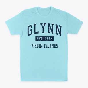 Glynn Virgin Islands Classic Established Classic Dad T-Shirt