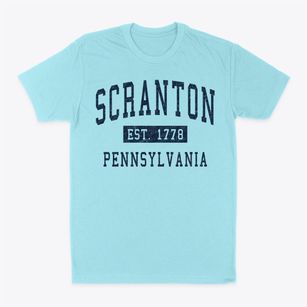 Scranton Pennsylvania Classic Established Classic Dad T-Shirt
