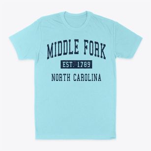 Middle Fork North Carolina Classic Established Classic Dad T-Shirt