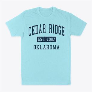 Cedar Ridge Oklahoma Classic Established Classic Dad T-Shirt