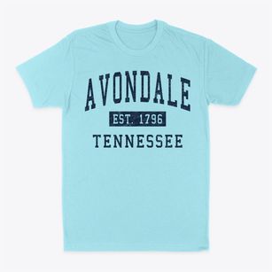 Avondale Tennessee Classic Established Classic Dad T-Shirt