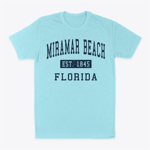 Miramar Beach Florida Classic Established Classic Dad T-Shirt