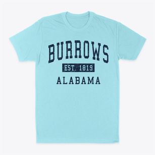 Burrows Alabama Classic Established Classic Dad T-Shirt