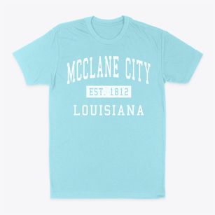Mcclane City Louisiana Classic Established Classic Dad T-Shirt