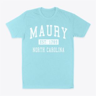 Maury North Carolina Classic Established Classic Dad T-Shirt