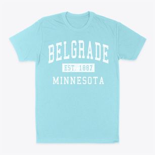 Belgrade Minnesota Classic Established Classic Dad T-Shirt