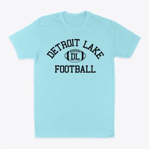 Detroit Lake Junior High School Classic Football Classic Dad T-Shirt
