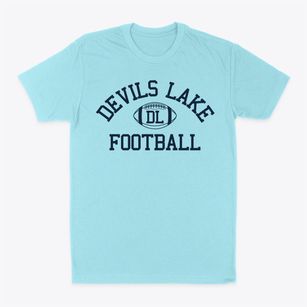 Devils Lake High School Classic Football Classic Dad T-Shirt
