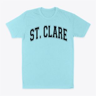 Saint Clare Of Assisi Catholic School Varsity Arch Classic Dad T-Shirt