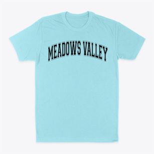 Meadows Valley School Varsity Arch Classic Dad T-Shirt