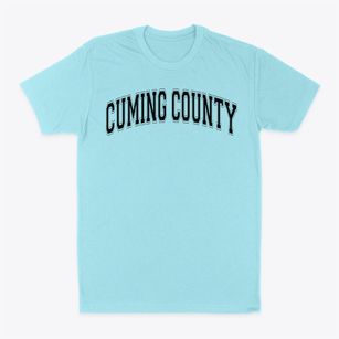 Cuming County District 82 School Varsity Arch Classic Dad T-Shirt