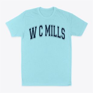 W C Mills Elementary School Varsity Arch Classic Dad T-Shirt