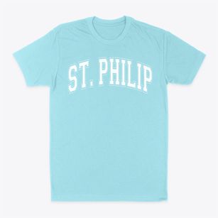 St Philip Of Jesus Church Varsity Arch Classic Dad T-Shirt