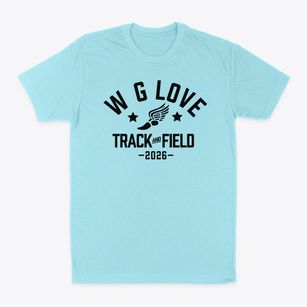 W G Love Elementary School Track and Field Classic Dad T-Shirt