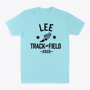 Lee High School Track and Field Classic Dad T-Shirt