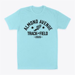 Almond Avenue School Track and Field Classic Dad T-Shirt