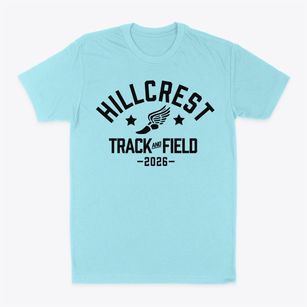 Hillcrest School Track and Field Classic Dad T-Shirt