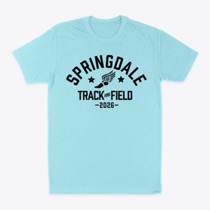 Springdale Elementary School Track and Field Classic Dad T-Shirt
