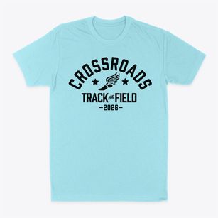 Crossroads Christian Track and Field Classic Dad T-Shirt