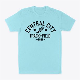 Central City Middle School Track and Field Classic Dad T-Shirt