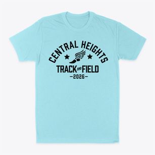 Central Heights Elementary School Track and Field Classic Dad T-Shirt