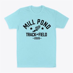 Mill Pond School Track and Field Classic Dad T-Shirt