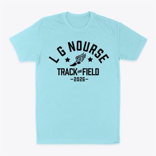 L G Nourse Elementary School Track and Field Classic Dad T-Shirt