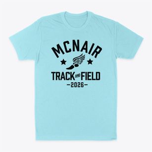 Mcnair Middle School Track and Field Classic Dad T-Shirt